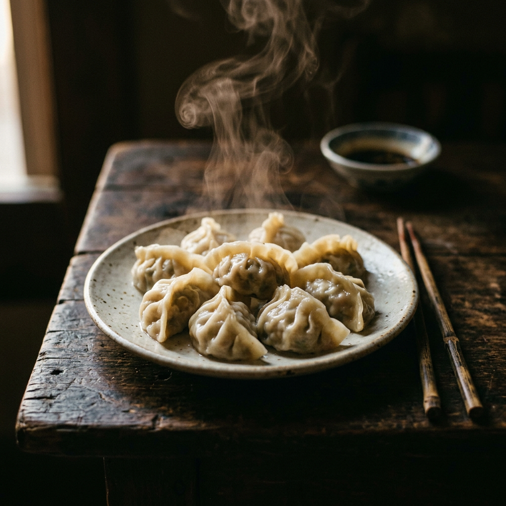 Gestoomde dumplings